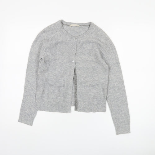 John Lewis Girls Grey Cardigan, 10 Years, Lightweight, Casual
