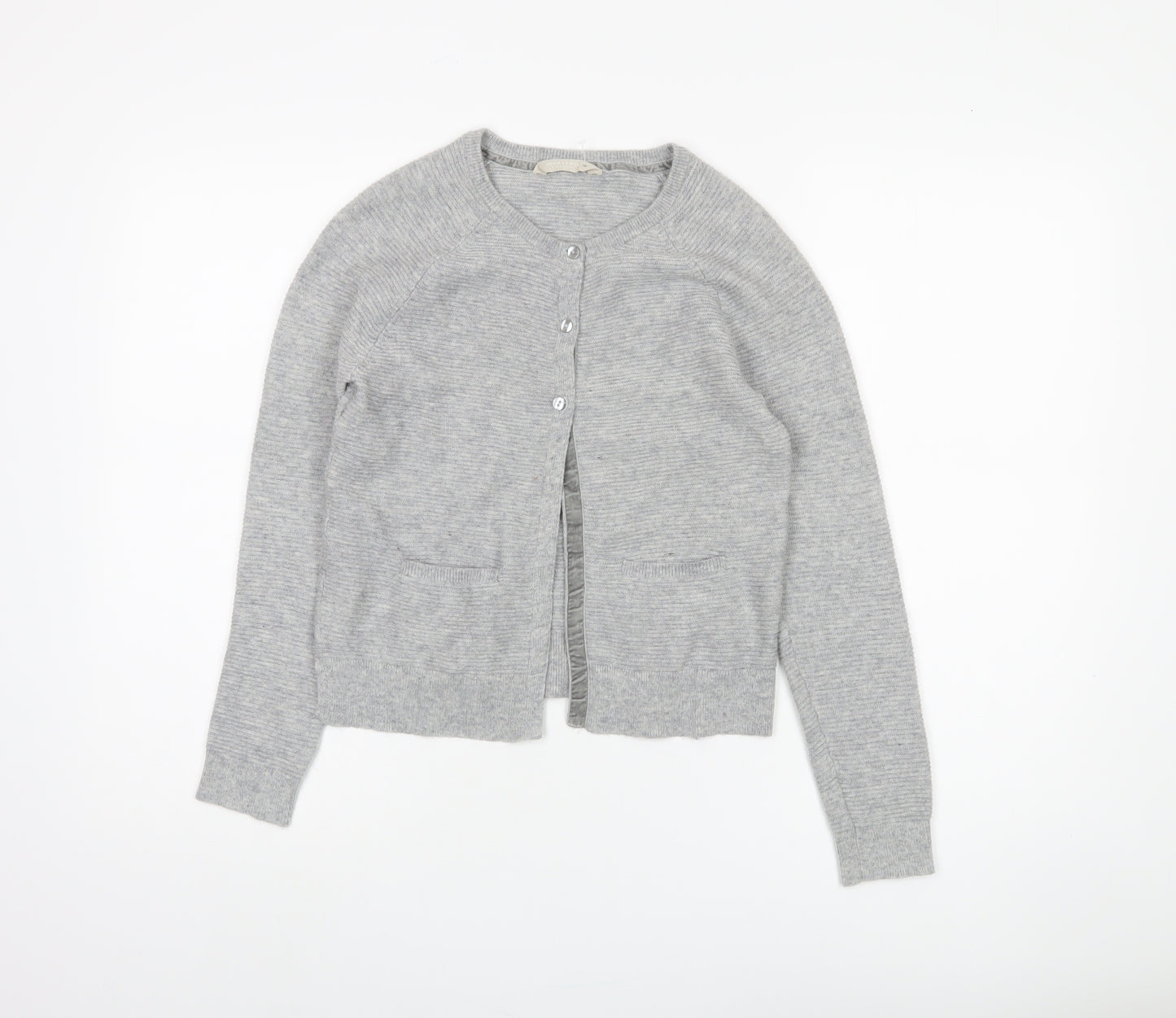 John Lewis Girls Grey Cardigan, 10 Years, Lightweight, Casual
