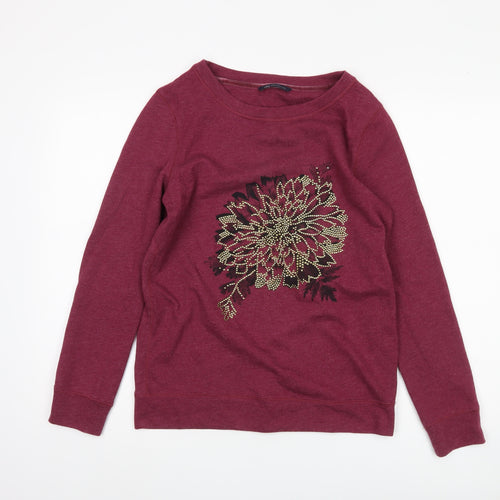 Marks and Spencer Women’s Red Pullover Sweatshirt Size 10