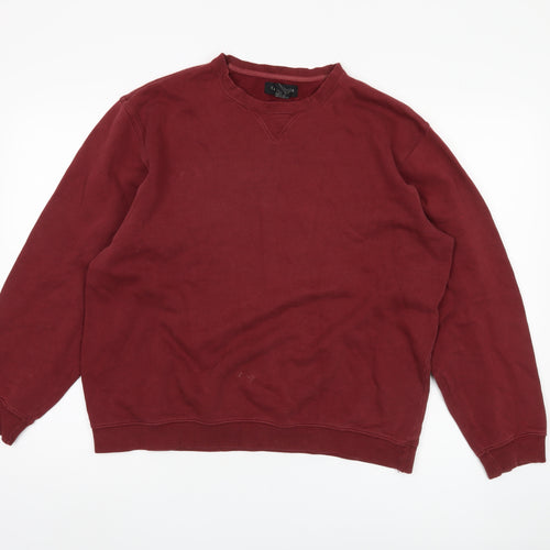 Van Heusen Men's Red Pullover Sweatshirt Medium