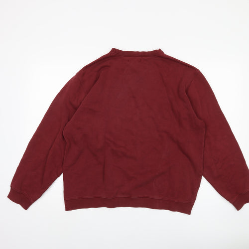 Van Heusen Men's Red Pullover Sweatshirt Medium