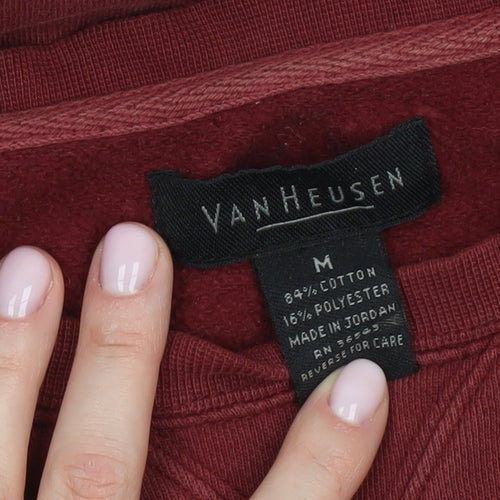 Van Heusen Men's Red Pullover Sweatshirt Medium