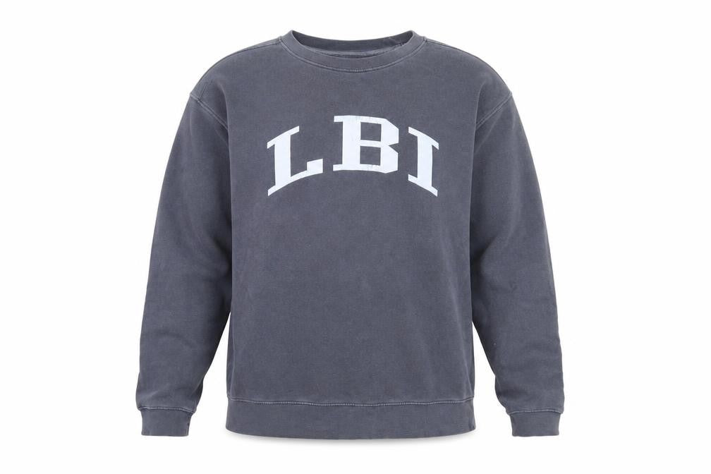 Front view of Blue 84 Men's Grey Pullover Sweatshirt L