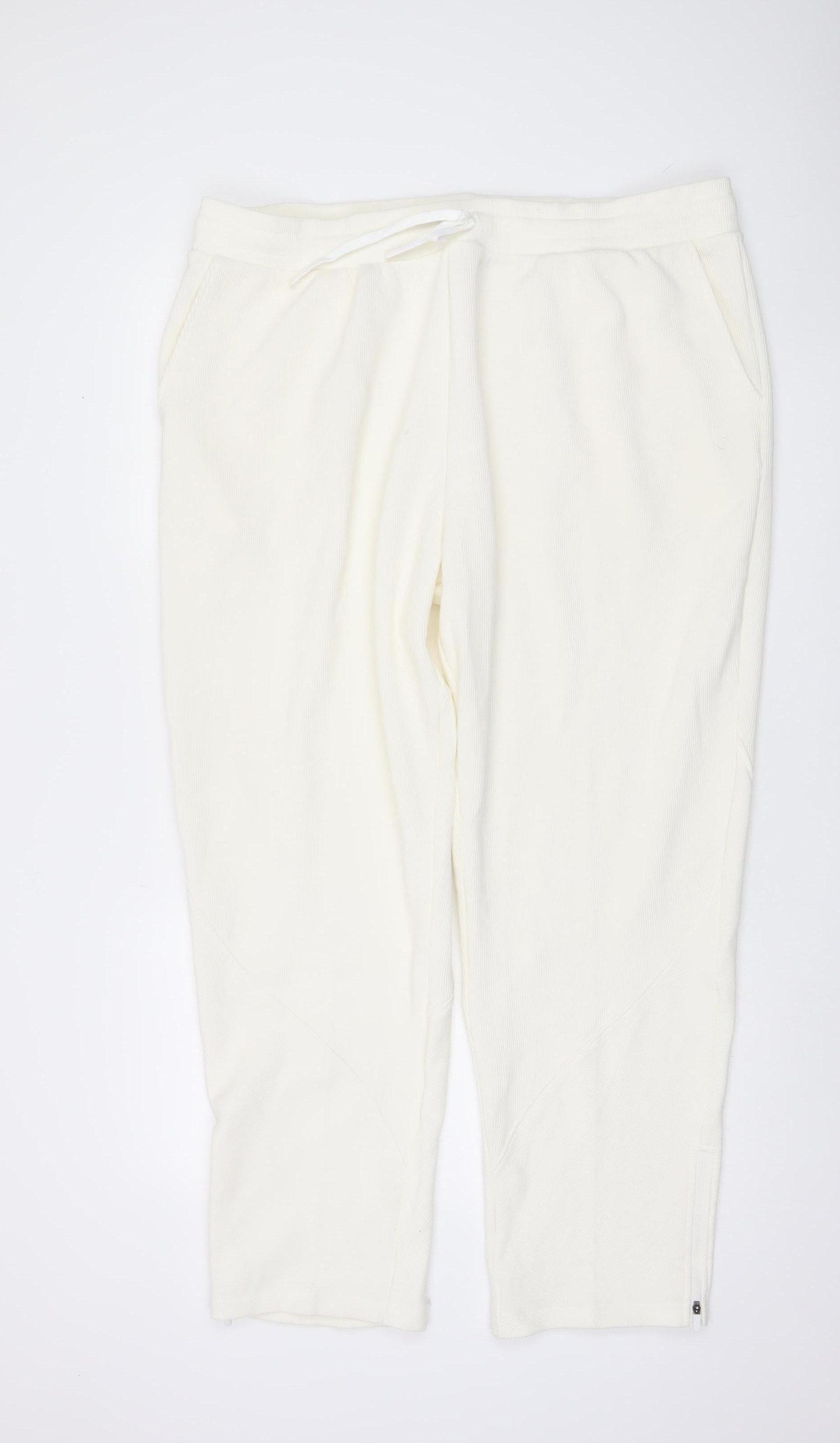 Marks and Spencer Ivory Women's Jogger Trousers