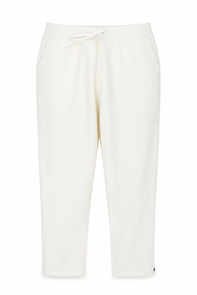 Front view of Marks & Spencer Ivory Women's Jogger Trousers