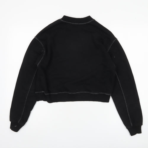 Pull & Bear Women's Black S Sweatshirt Pullover Jersey