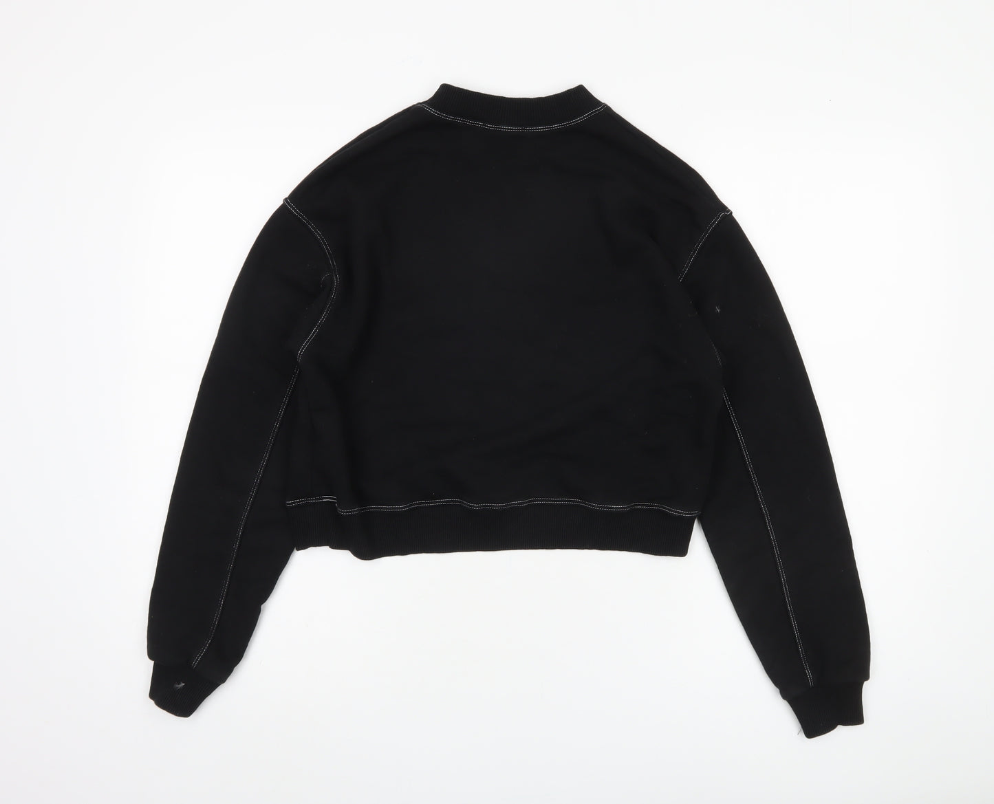 Pull & Bear Women's Black S Sweatshirt Pullover Jersey
