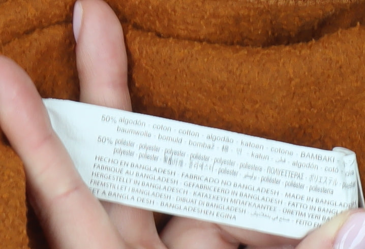 Zara Women's Brown Pullover Sweatshirt M Casual