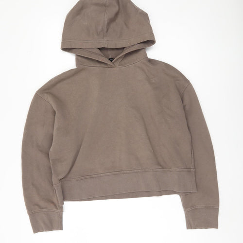 Zara Women's Brown Pullover Hoodie Size 12