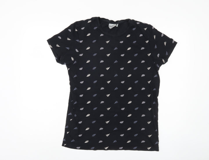 WeSC Men's Black Graphic Print T-Shirt, Size S