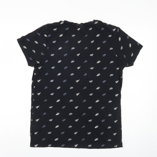 WeSC Men's Black Graphic Print T-Shirt, Size S