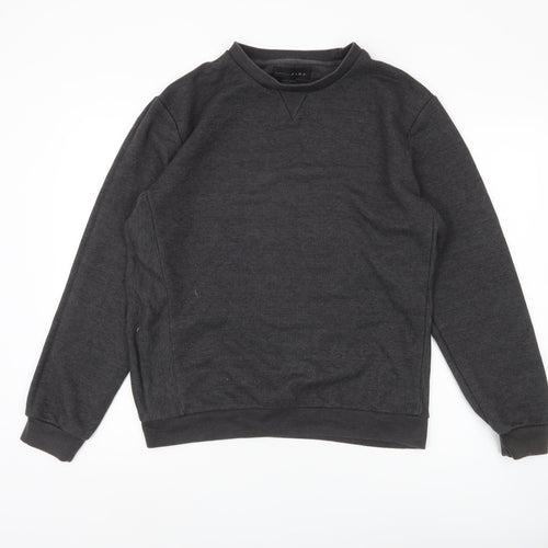 ZARA Men's Grey 2XL Pullover Sweatshirt