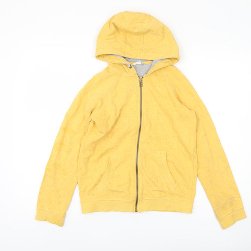 John Lewis Boys Yellow Full Zip Hoodie, 11 Years
