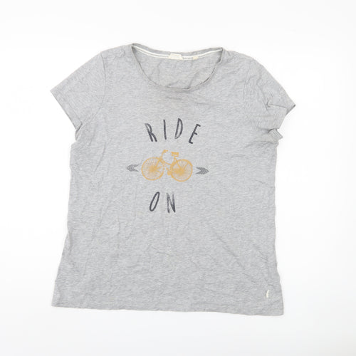 Fat Face Women’s Grey Jersey T-Shirt Size 12