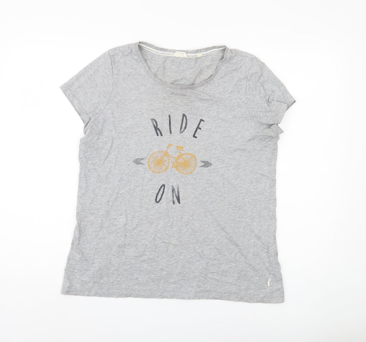 Fat Face Women’s Grey Jersey T-Shirt Size 12