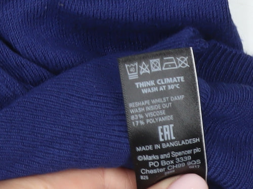Marks and Spencer Women's Blue Cardigan Size 10