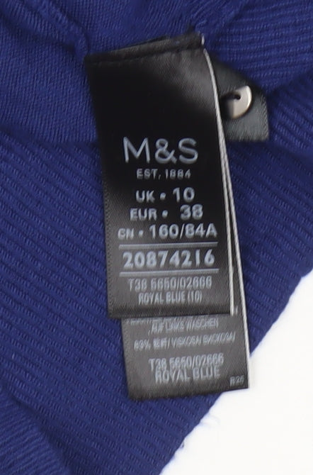 Marks and Spencer Women's Blue Cardigan Size 10