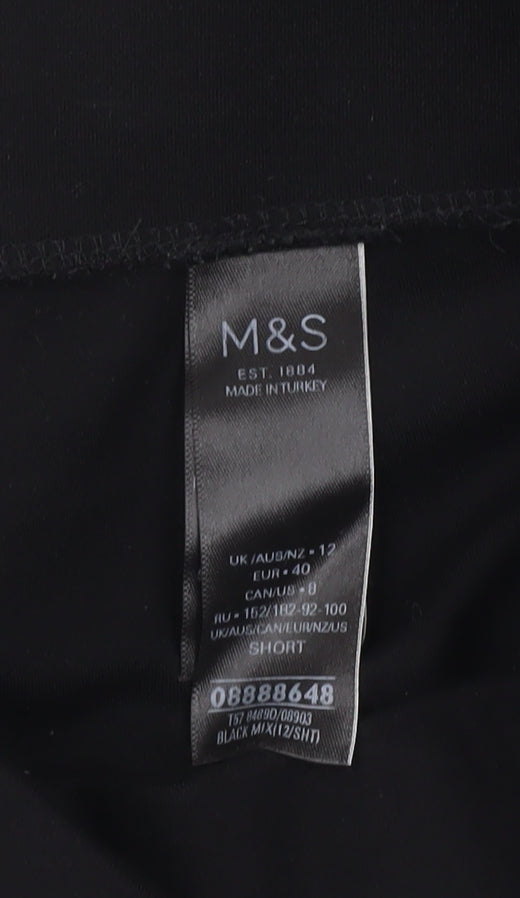 Marks and Spencer Women's Black Skinny Leggings Size 12