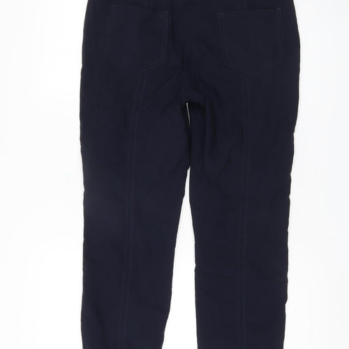 Stehmann Women's Blue Cropped Trousers Size 14