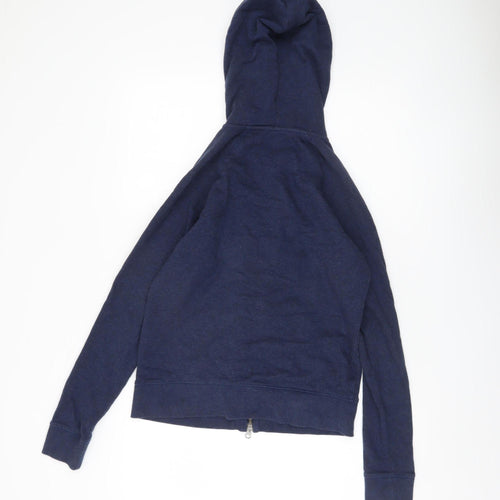 Uniqlo Blue Full Zip Hoodie, Unisex Medium, Casual