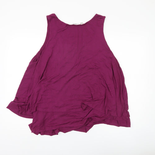 bpc bonprix Women's Purple XL V-Neck Tank