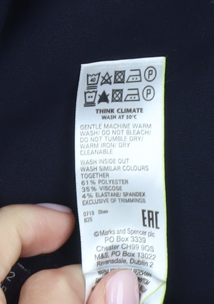 Marks and Spencer Women's Blue Trousers, Size 12