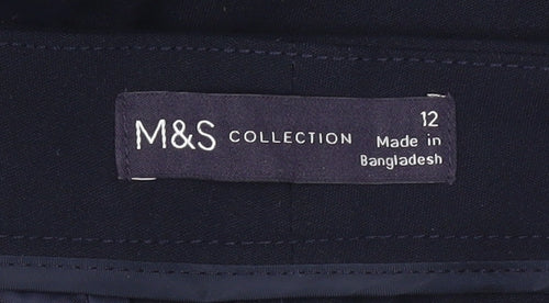 Marks and Spencer Women's Blue Trousers, Size 12
