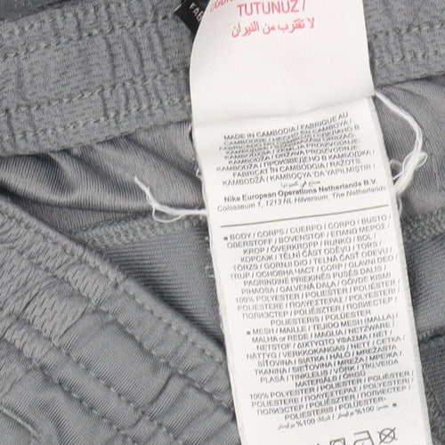 Nike Boys Grey Jogger Trousers M Elastic Waist