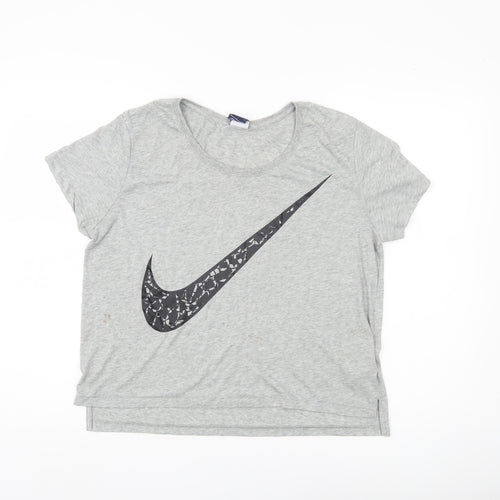 Nike Women's Grey T-Shirt, Size S, Casual Wear