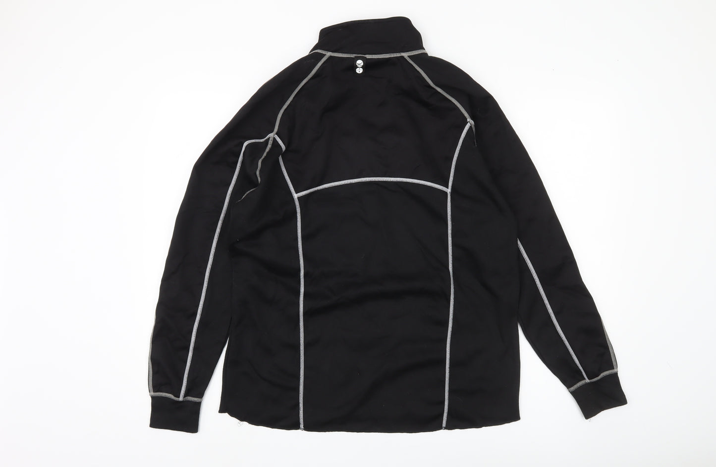 Crane Men's Black Mock Neck Sweatshirt, Size L
