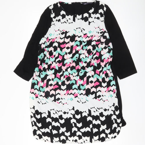 Marks and Spencer Women's Geometric Multicoloured Blouse UK 16