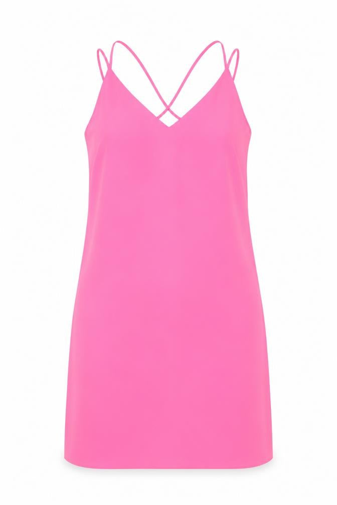 Topshop Pink Slip Dress Women Regular Size 12