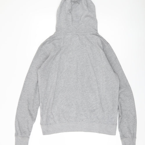 Jack Wills Women's Grey Hoodie UK 12 Logo Casual