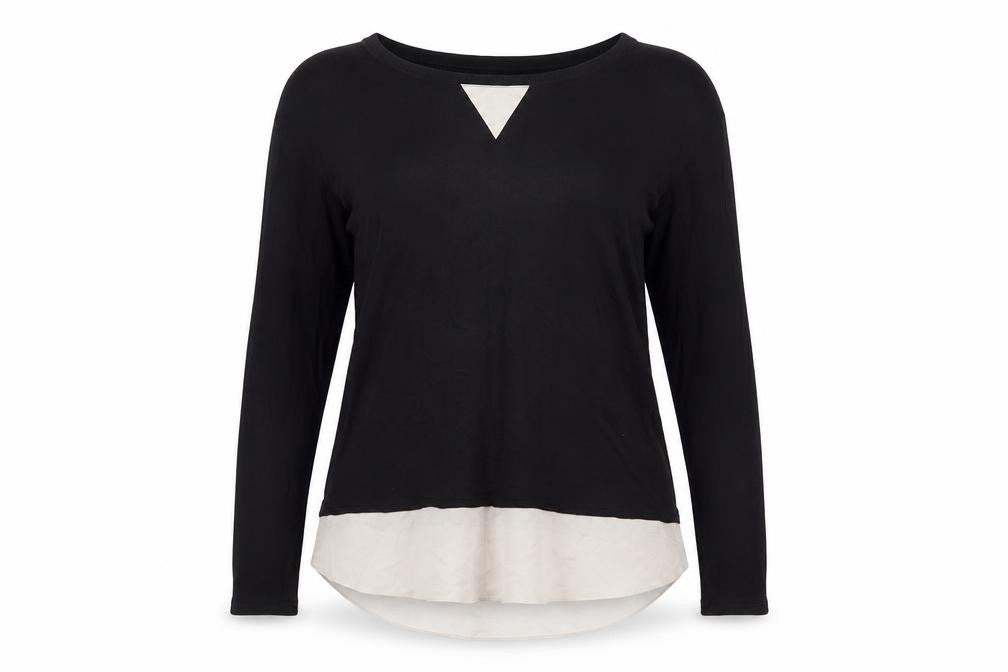 Front view of Marks & Spencer Women's Black Blouse -, size 12