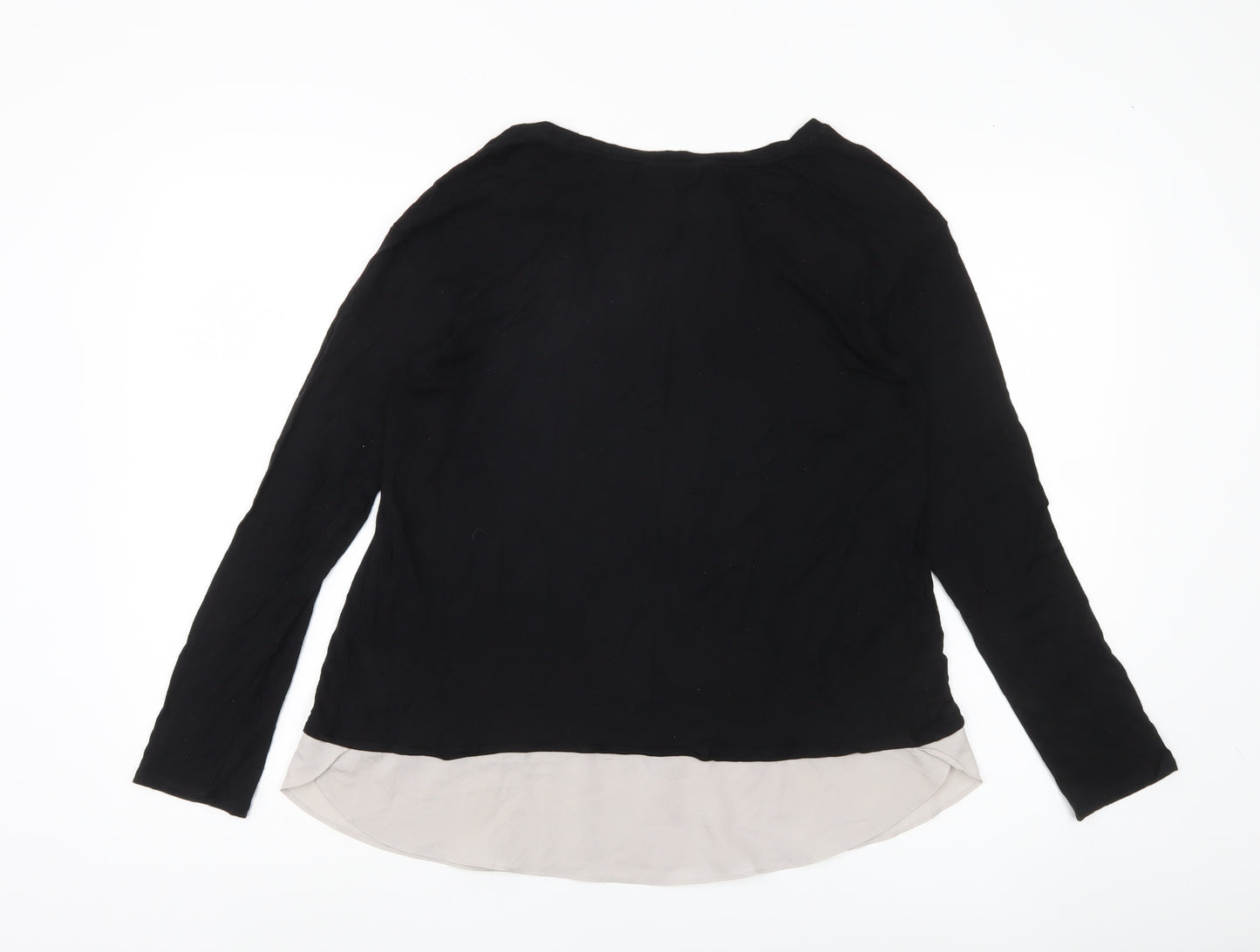 Marks and Spencer Women's Black Blouse - Size 12