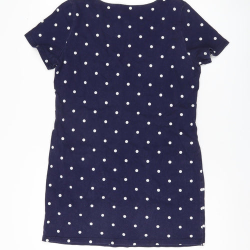 Joules Women's Blue Polka Dot Shift Dress, Size 12