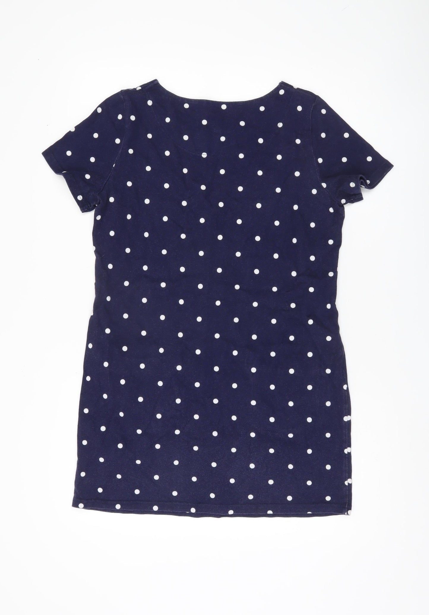 Joules Women's Blue Polka Dot Shift Dress, Size 12