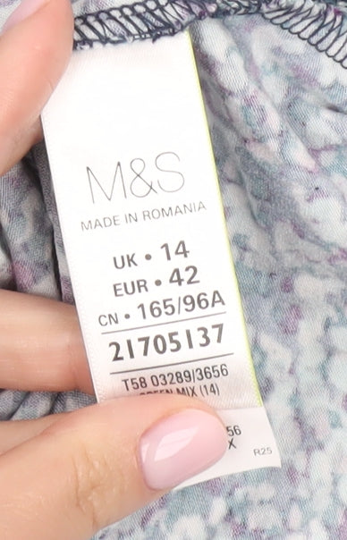 Marks and Spencer Women's Multicoloured Top UK 14