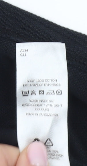Very Men's Black Polo Shirt 3XL Short Sleeve Casual