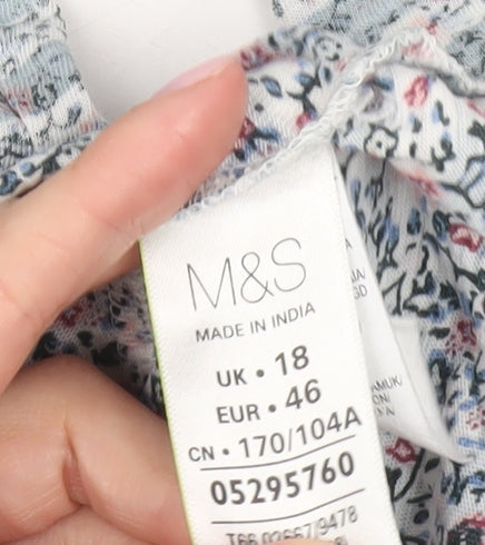 Marks and Spencer Women's Multicoloured T-Shirt, Size 18