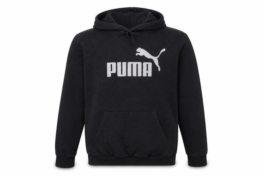 Front view of Puma Men's Black S Pullover Hoodie