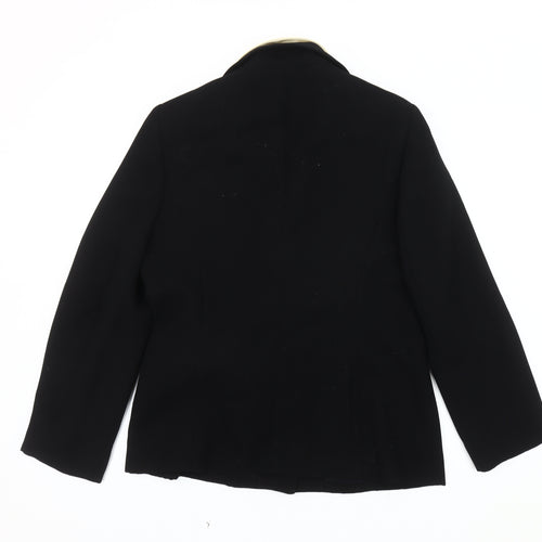 Perla de Pari Women's Black Tuxedo Jacket Size 10