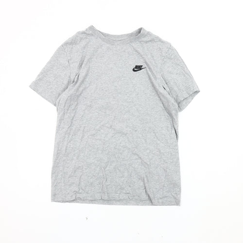 Nike Men's Grey Short Sleeve Crew Neck T-Shirt Size S