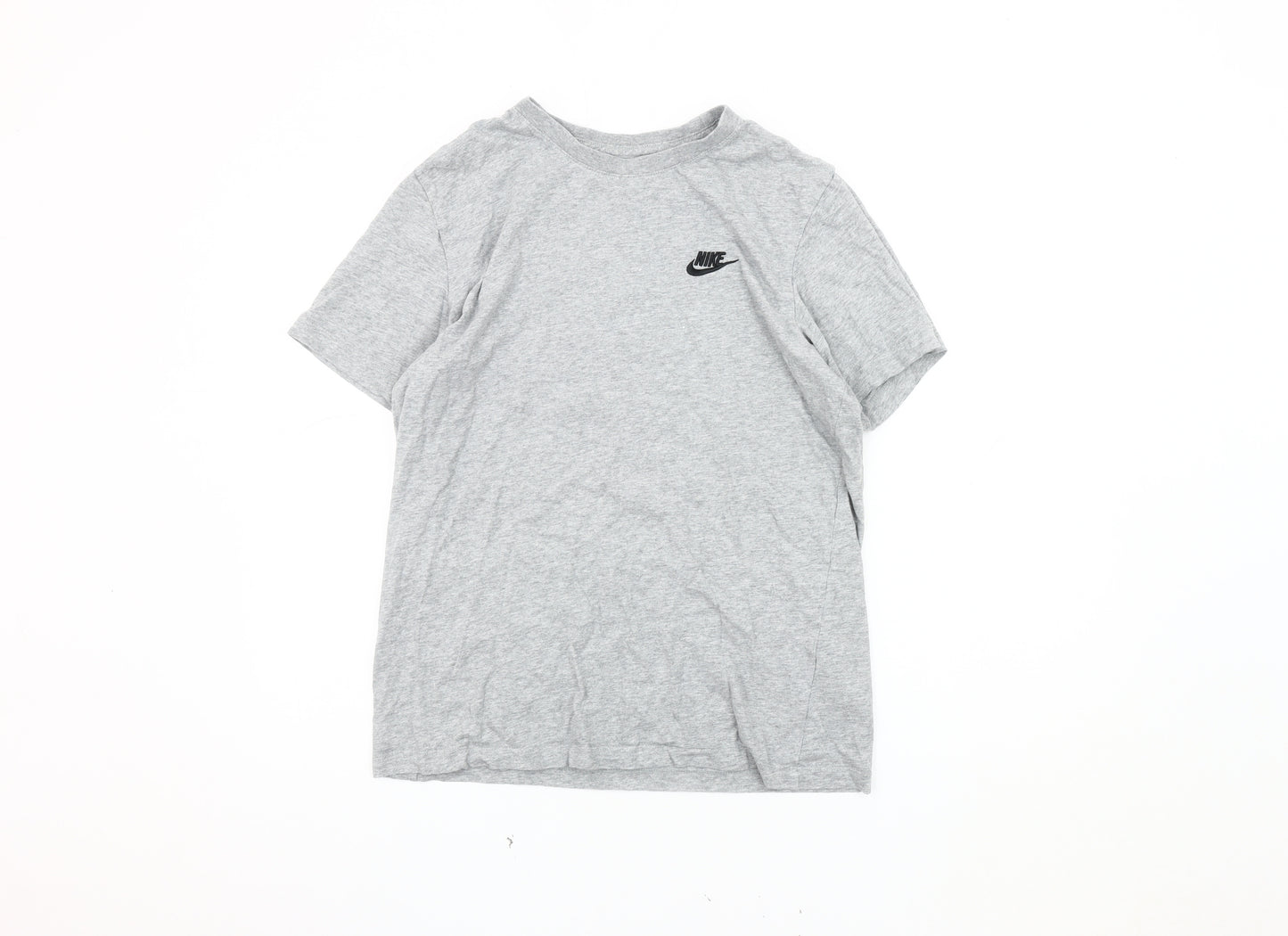 Nike Men's Grey Short Sleeve Crew Neck T-Shirt Size S