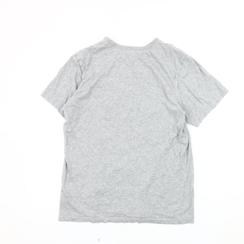 Nike Men's Grey Short Sleeve Crew Neck T-Shirt Size S