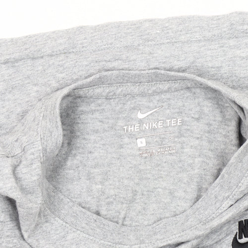 Nike Men's Grey Short Sleeve Crew Neck T-Shirt Size S