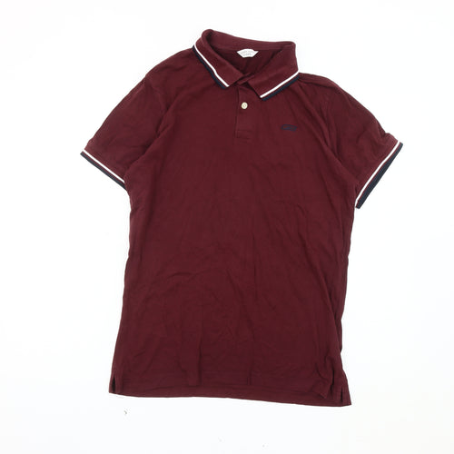 Jack & Jones Men's Red Polo Shirt, Size L