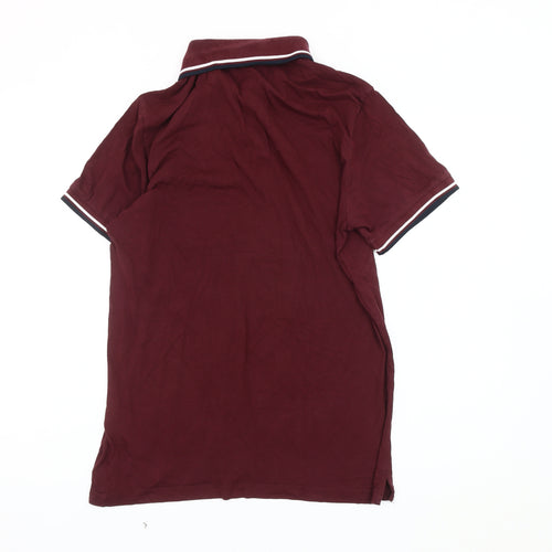 Jack & Jones Men's Red Polo Shirt, Size L