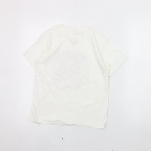 Disney Girls White Lilo & Stitch Birthday T-Shirt M