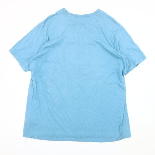 Weird Fish Men's 3XL Blue Music Graphic T-Shirt